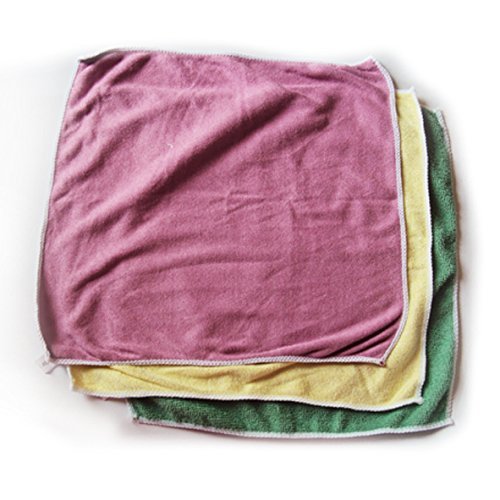 3 Pieces Microfibre Cleaning Cloths Attract Dust Like Magic