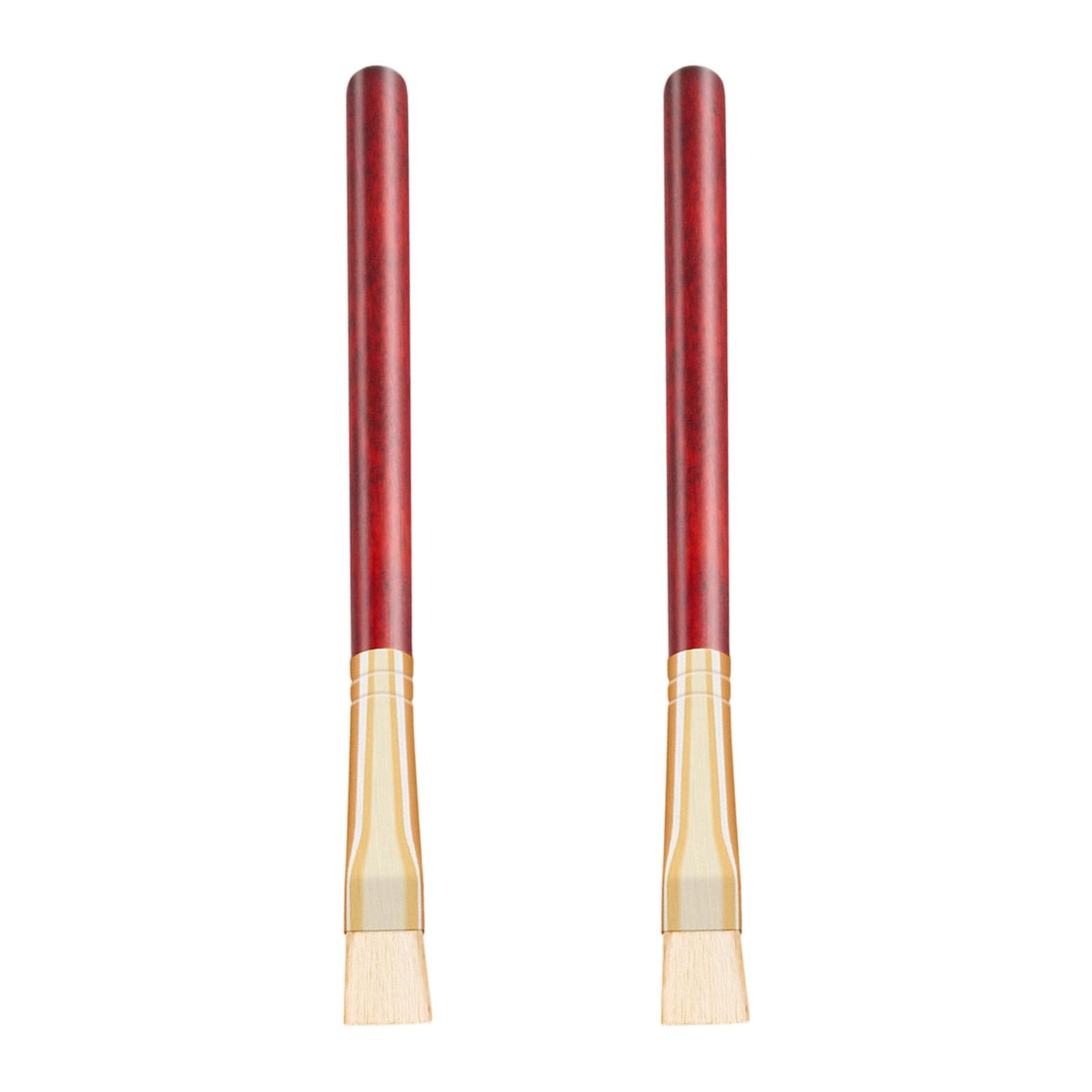 2Pcs Clock Movement Cleaning Brushes Premium Wood Handle Multiple Bristle Option for Watch Maintenance Professional Watch Brushes