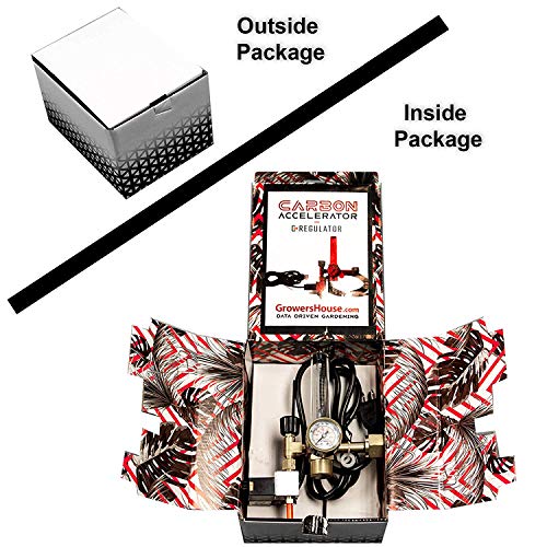 Grow Crew Hydroponic Co2 Enrichment Kit | Includes 20 Lb Aluminum Co2 Tank, Carbon Accelerator C02 Regulator, Atlas 7 Co2 Ppm Monitor And Active Air Rain System To Shower Your Plants With Co2 #TOP5