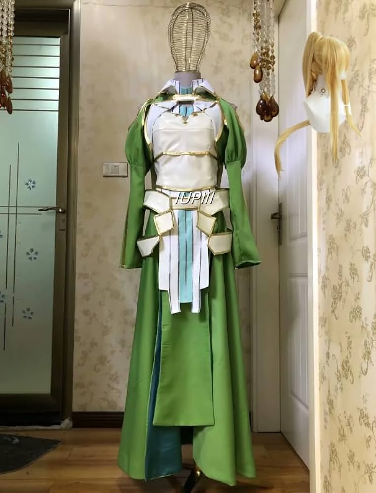 SAO　リーファ　地神テラリア　コスプレ衣装　ウイッグ付き Amazon.co.jp: リーファ SAO (地神テラリア) 桐ヶ谷 直葉 ウィッグ