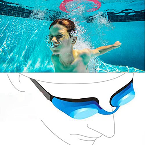 Wenxiaw Occhialini Nuoto Unisex Occhialini Piscina...