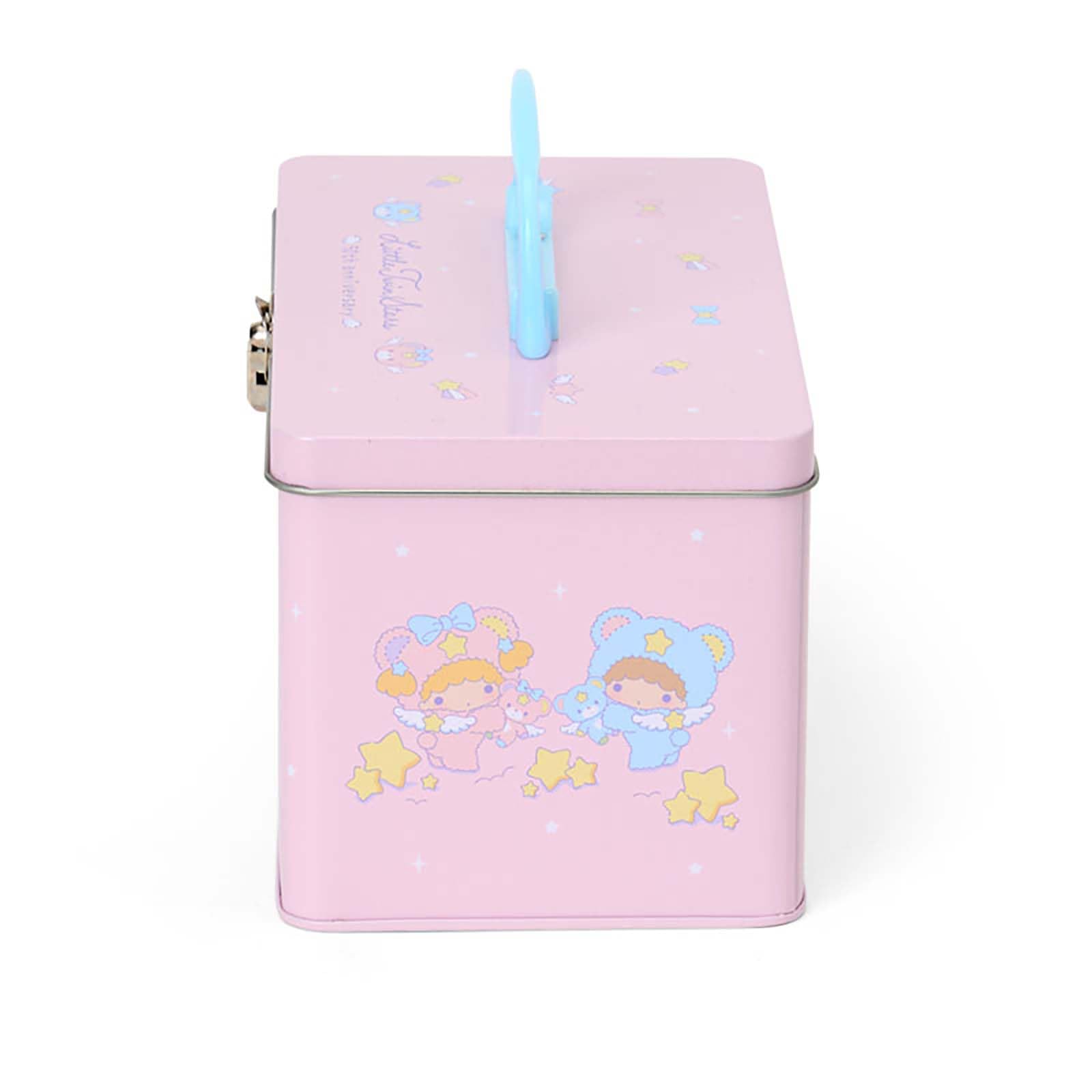 【未開封】リトルツインスターズ　キキララ　トランク型 取っ手付き缶　ケース　缶 Amazon.co.jp: サンリオ(SANRIO) 缶トランク（星空のエンジェル