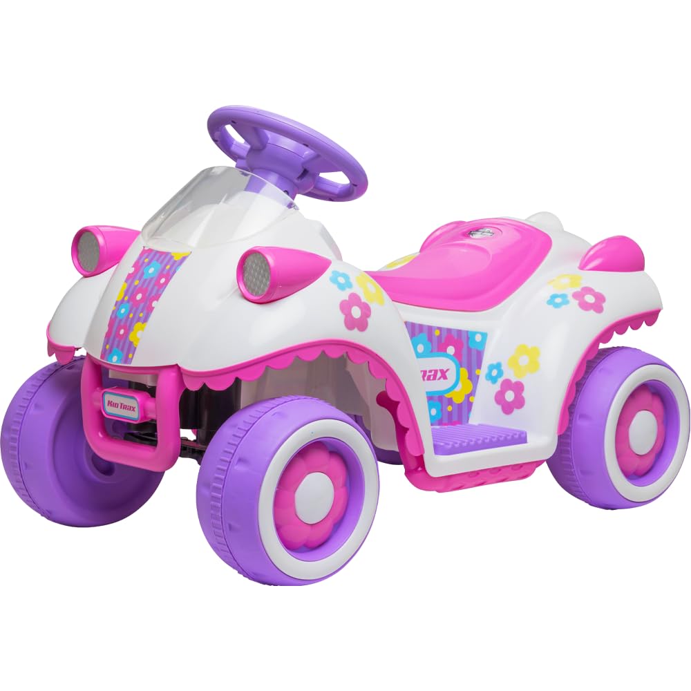 Amazon.com: Kid Trax Flower Power 6V Ride On - Little Girls Toys