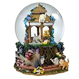 150MM Cat Family Musical Snow Globe by The San Francisco Music Box Company