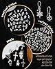 JIALEEY 300 PCS Wholesale Bulk Lots Jewelry Making Charms Mixed Smooth Tibetan Silver Alloy Charms Pendants DIY for Bracelet Necklace Jewelry Making and Crafting #4