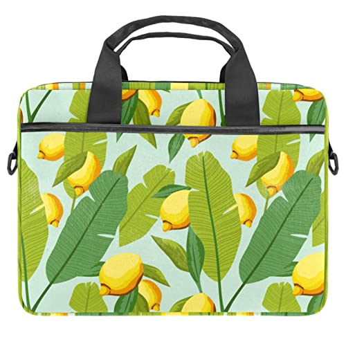 Sacoche à bandoulière pour ordinateur portable au motif tropical coloré