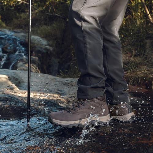Image of CC-Los Men's Waterproof Hiking Boots Non-Slip Outdoor Walking Ankle Height