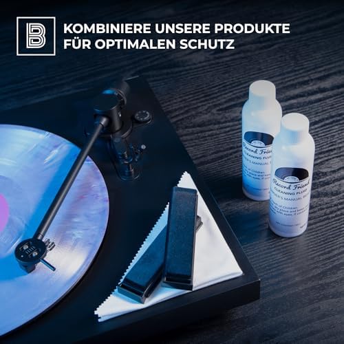 Bild 4 - Big Fudge Schallplattenwaschmaschine - Kratzfreie Schallplatten Reinigung mit Reinigungsflüssigkeit - Vinyl Plattenwaschmaschine mit Mikrofasertuch