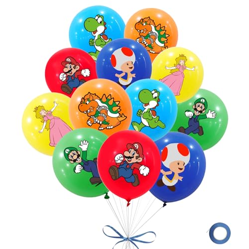 Ballons Anniversaire, CIYIN 50 Pièces Ballon Marie, Ballon Dessin Animé, Decoration Anniversaire Marie, Ballons en Latex, Decoration Dessin Animé, pour...