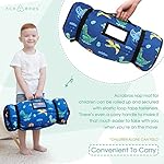ACRABROS Toddler Nap Mat with Pillow and Blanket, Extra Large Rolled Napping Mats,Slumber Bags for Boys Girls,Kids Sleeping Bag for Daycare, Preschool Travel Camping, Dinosaur - Image 5