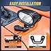 Nilight Light Mounting Bracket Hood Cowl Mount Brackets for Front A-Pillar Auxiliary Offroad LED Pod Light Work Lights on 2018-2023 Jeep Wrangler JL/JLU 2020-2023 Gladiator JT