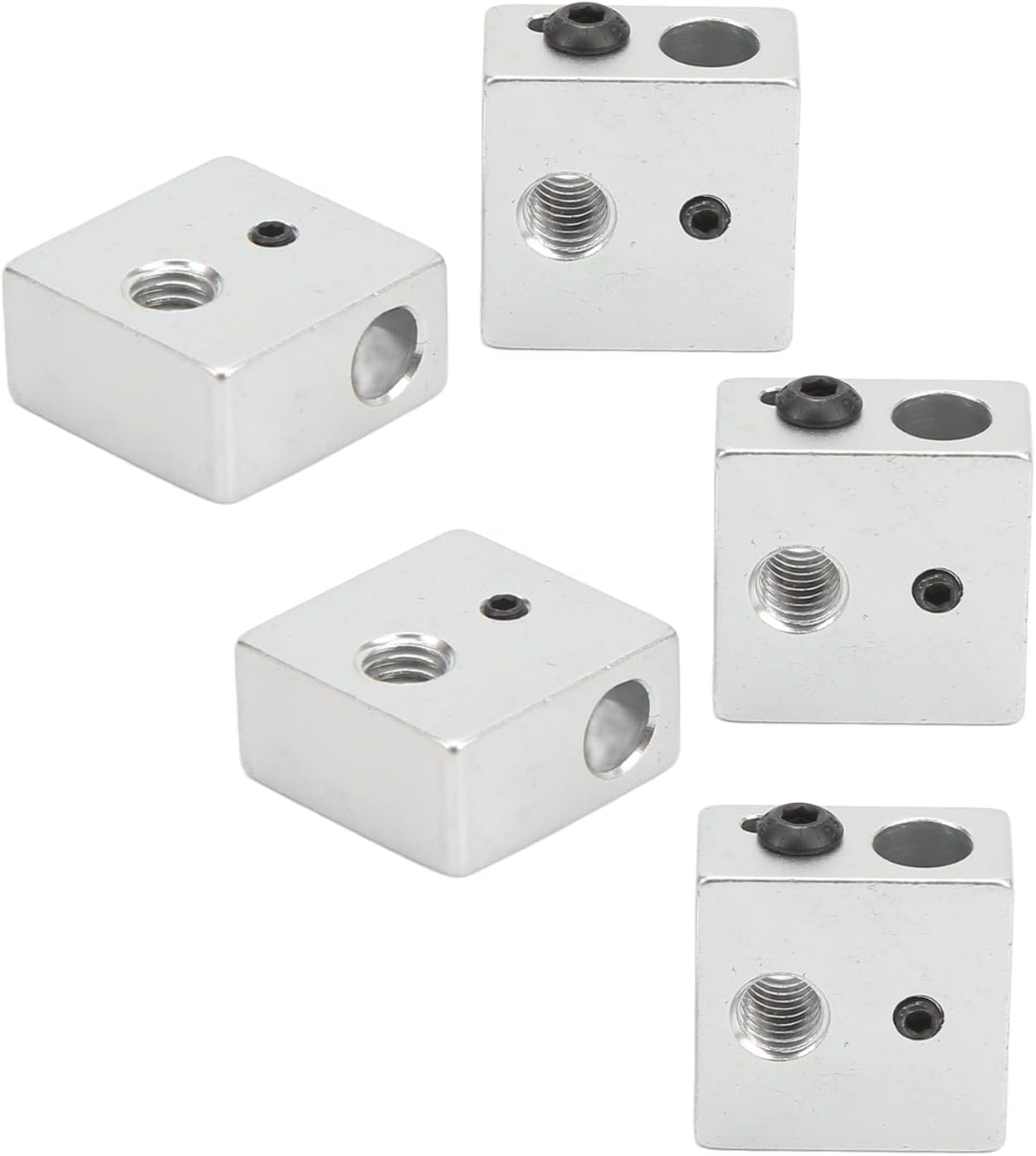 review 15 Pcs 3D Printer Hotend Kit Stainless Steel Tube Brass Nozzle Heating Block 3D Printer Hotend Parts, 3D Printer Parts Accessories Tool Set