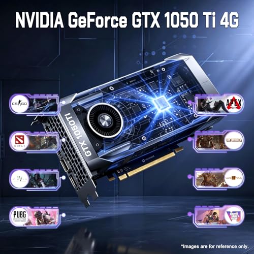 Image of GPVHOSO Prebuilt Gaming PC Desktop, Intel Core i7-4770, GTX 1050 Ti 4GB