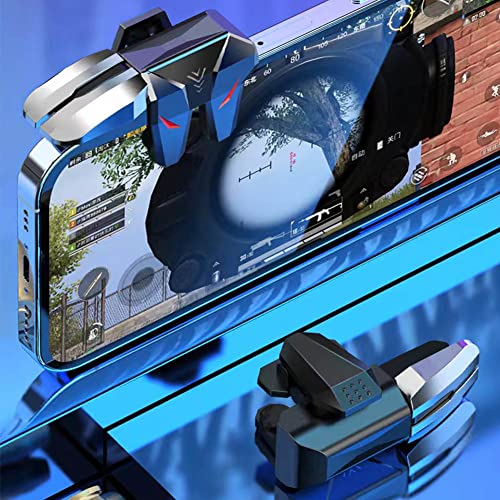 Ozkak Mobile Controller Handy 4 Triggers Joystick Gaming Gadgets L1R1 L2R2 Auslöser für PUBG COD Kompatibel mit iPhone Smartphone Android iOS