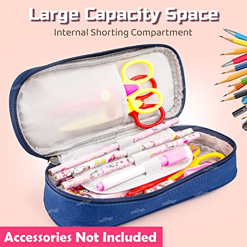 Image of Zest 4 Toyz Pencil Case for Kids | Space Astronaut Pencil Pouch with Large Capacity Water Resistant | Durable Zipper and Large Capacity School Pouch for Girls and Boys