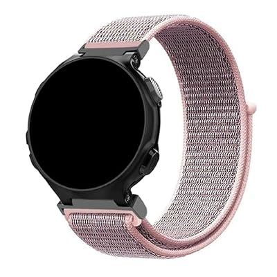 FVBBVCKAA Nylon Loop Watchband Fit For Garmin Forerunner 735XT Wristband Watch Band For Forerunner 735 220 230 235 620 630 Bracelet Strap(Pink)