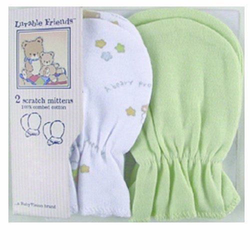 Image of Luvable Friends 2-Pack Scratch Mittens