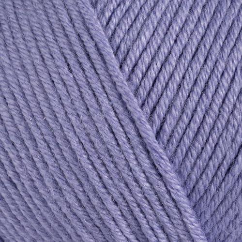 Image of Baby Cotton Blend Yarn - Soft Sport Weight Yarn for Crochet & Amigurumi - 50g /180yds - 60% Cotton 40% Acrylic - Ideal for Baby & Knitting Proj.(Lilac, 1 Ball)
