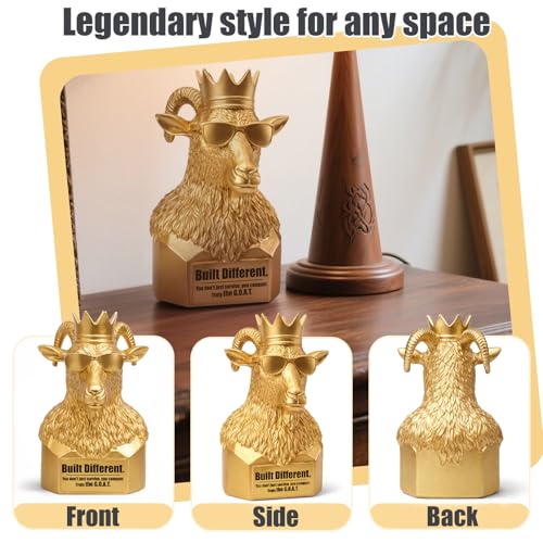 Estatua dorada motivacional 6.7" para hombres miniatura 4