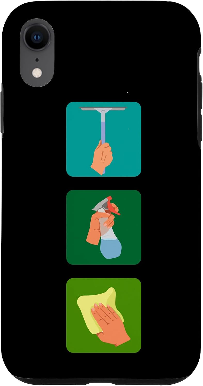 iPhone XR Cleaner Cleaning Janitor Porter Caretaker Worker Gift Case