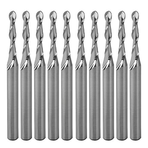 5 Frese A Spirale CNC 4mm - Per Legno, Compensato E MDF - Foto 4