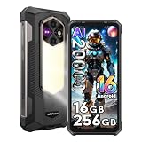 Rugking 5 Pro 4G Rugged Smartphone 2026, 16GB+256GB/2TB Telefono Robusto Android 16, 64MP AI Fotocamera, 20000mAh, 1000 Lumen Luce LED, 6.78" FHD+ Cellulari Resistente IP68, Dual SIM/NFC/OTG/GPS/FM
