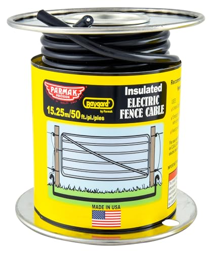 Baygard 693 12G 49.2 ft. Underground Insulated Electric Fence Cable, Black