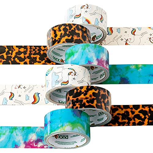 Image of Duck Tape Pattern Colours Tie Dye. Arts & Crafts, DIY, Crafts, Gift Wrapping, Decorative, Scrapbook, Scrapbooking, Bullet Journal, Planner, Party, Festivals, Decoration - 48mm x 9.1m