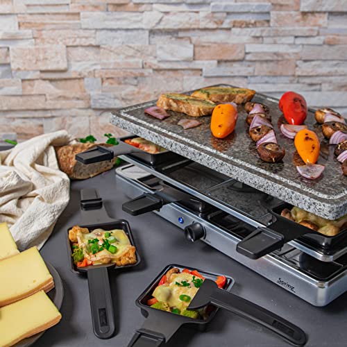 Spring Raclette mit Alugrillplatte KP3267410001 und Granitstein