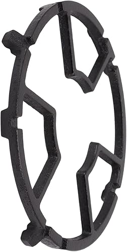 Miniatura 9 de Zerodis Estante de soporte de hierro fundido para wok, estufa de gas deslizante universal, accesorios para estufas de gas para quemadores, cubiertas
