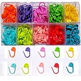 300 Pieces Knitting Crochet Locking Stitch Markers Stitch Needle Clip Counter 10 Colors