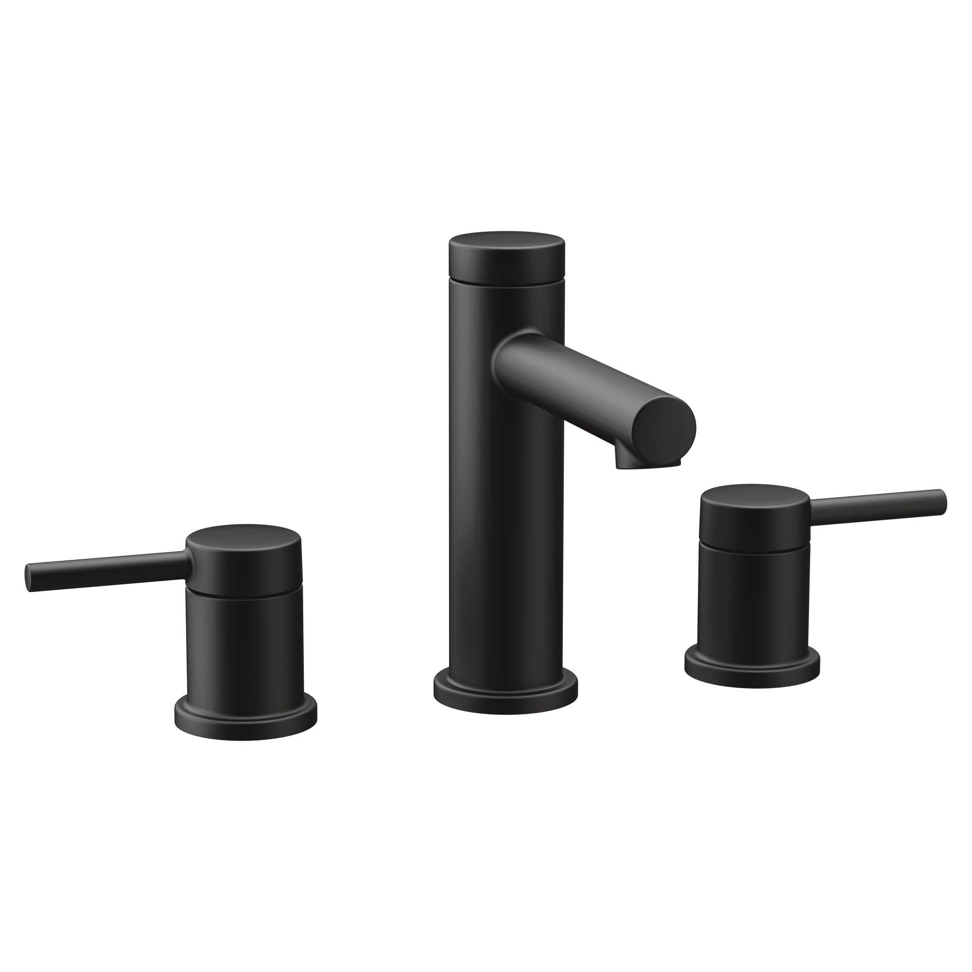 Moen Two Handle Widespread Contemporary Modern Matte Black