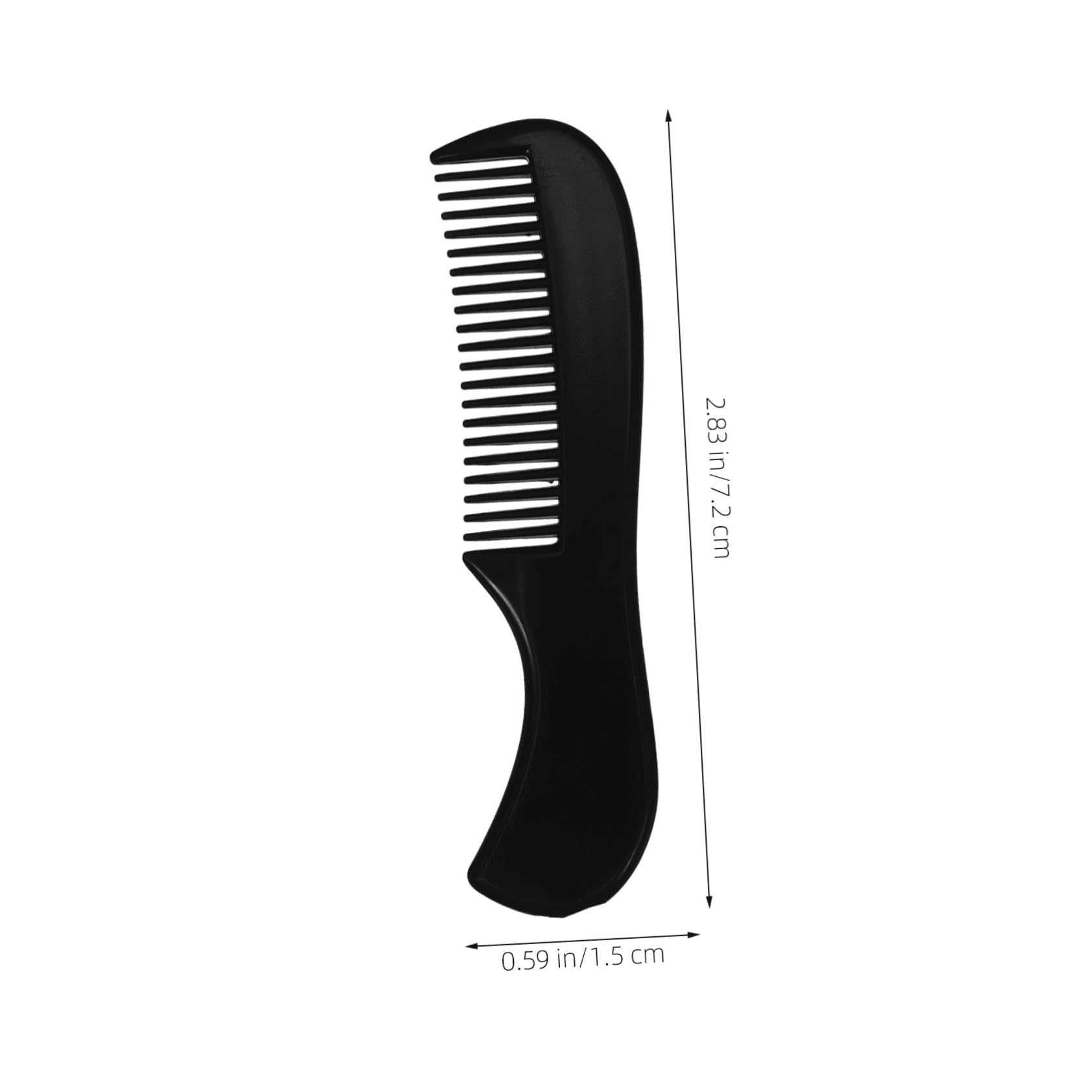 SOESFOUFU Men's Beard Comb Set 10pcs Mini Combs for Hair Styling Pocket-sized Plastic Beard Brush