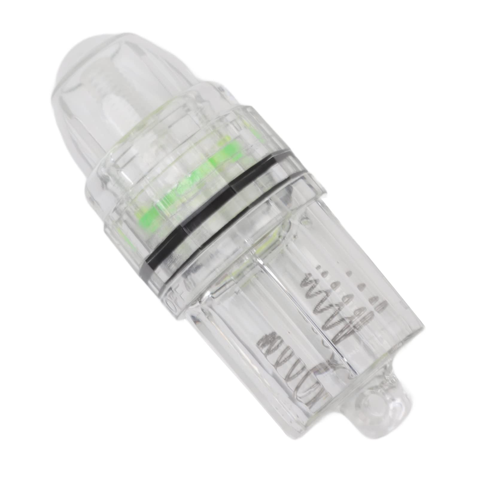 Lumière de Pêche à LED en Forme de Goutte Profonde, Leurres de Pêche à Piles AA en Plastique Transparent pour la Pêche à la Traîne en Eau Douce de Mer