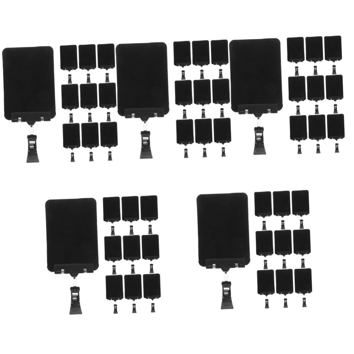 Operitacx 50pezzi Tag Prezzo Con Clip Supporti Per Etichette Plastiche Riutilizzabili Design Cancella Prezzo Per Negozi e Supermercati Per Organizzazione Cucina e Scuola