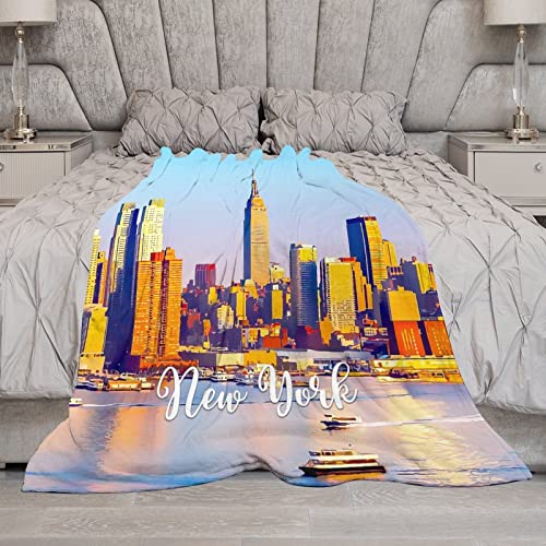 Couverture New York chaude et douce double face pour l'hiver - 6