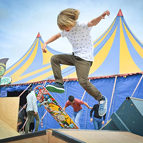 Image of FREEDARE Skateboard Wheels 52mm and Bearings, Spacers Installed 92A Street Wheels Skateboards Tricks(Pack of 4)