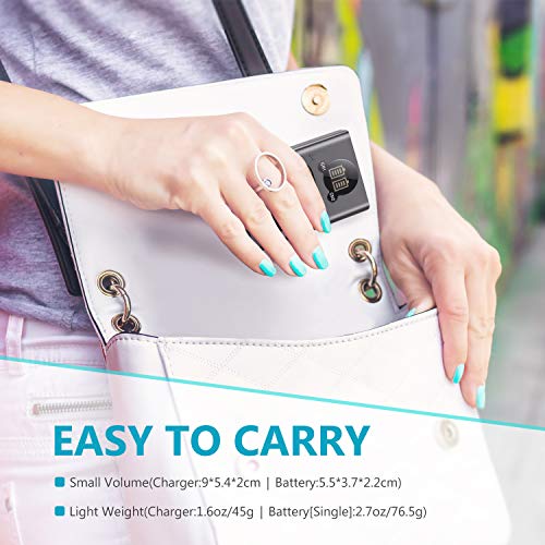 Neewer LP-E6 LP-E6N - Set di caricabatterie