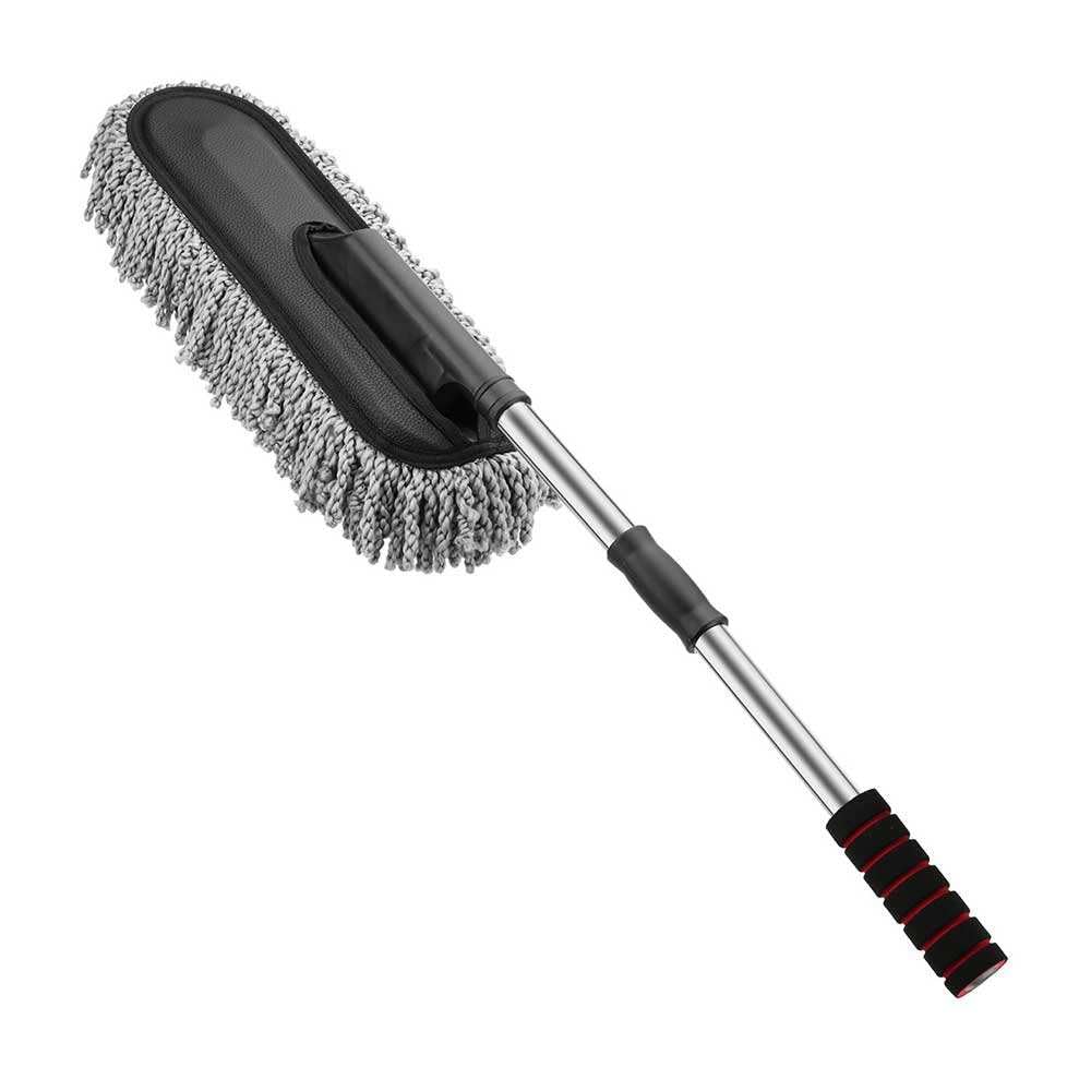 Professional Microfiber Car Duster Interior Cleaning Brush | Scratch-Free Dashboard Dust Remover | Soft Bristle Detailing Brush for AC Vents, Dashboard, Console, Door Panels, Car Accessories-image-19