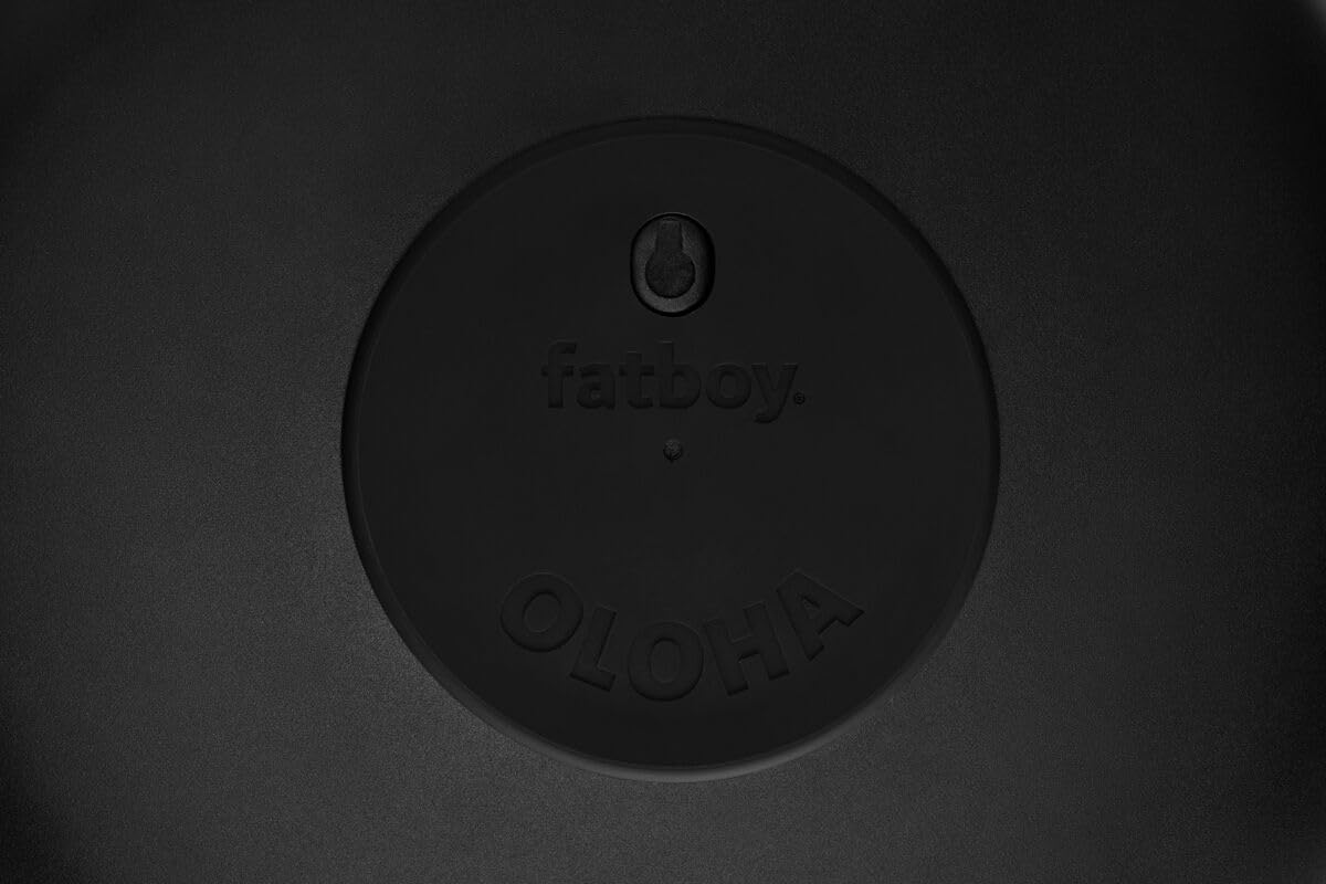 Fatboy Oloha Medium Wandlampe - Wandleuchte - Ø30,0cm - Schwarz | IP55, Lampe für Aussen und Innen, Dimmbare LED Wand Lampe mit Ladefunktion, 8 bis 90 Stunden Betrieb, 2200K Außenlampe