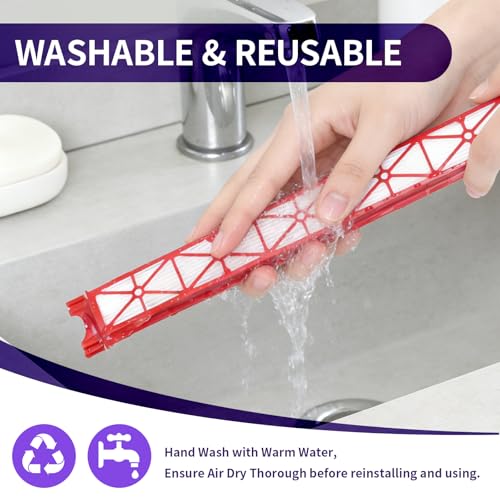 Image of OTTWL 3 Packs SV50 Vacuum Replacement Filters Compatible with Dyson PencilVac Fluffycones、PencilVac Fluffy Cordless Vacuum