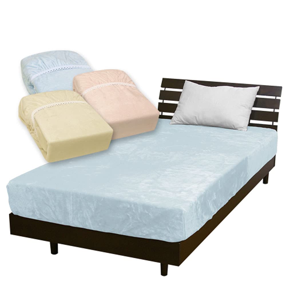 Amazon｜メーカー直販 綿ベロア ベット用ボックスシーツ ダブル 140