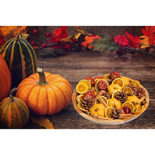 image for ANDALUCA Potpourri Mini Pumpkins, Cinnamon, Orange Slices & Pumpkin Sp