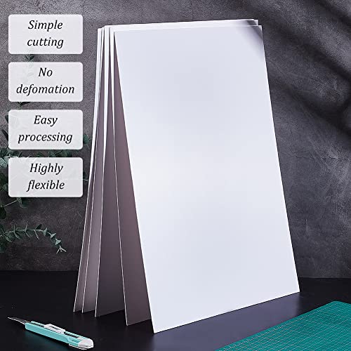 BENECREAT PVC Foam Sheet 1mm 5 piezas blanco 11.8x15.7 pulg miniatura 5