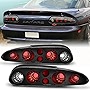 ACANII - For 1993-2002 Chevy Camaro Z28 Black Housing Tail Lights Brake Lamps Replacement Assembly Driver & Passenger