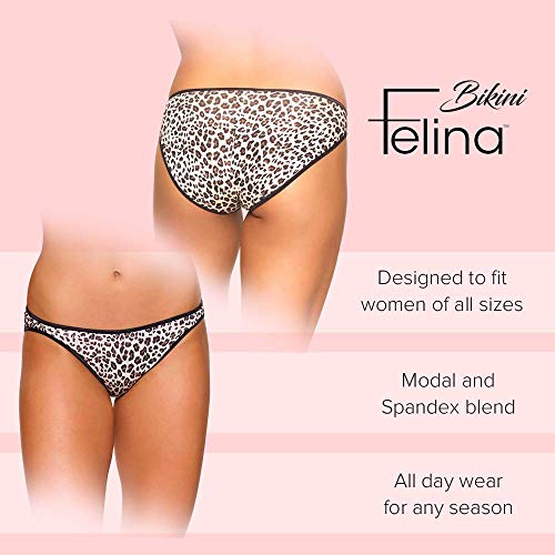 Felina Smooth Low Rise Bikini Panties - Seamless Underwear for Women, Panties for Women (10-Pack)4