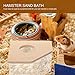 Hamster Sand Bath Box Transparent Hamster Bathroom Wear-Resistant Bathtub for Small Pets Portable Chinchilla Sand Bath Easy to Clean and Assemble