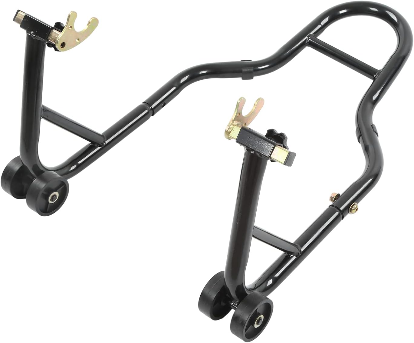 SRTK Motorcycle Paddock Stand, Motorcycle Wheel Lift Long Durability Universal Fit Steel for Motorbike Replacement for