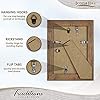 Amazon.com - Icona Bay - 5x7 Chestnut Brown Picture Frame - Rustic Wood ...