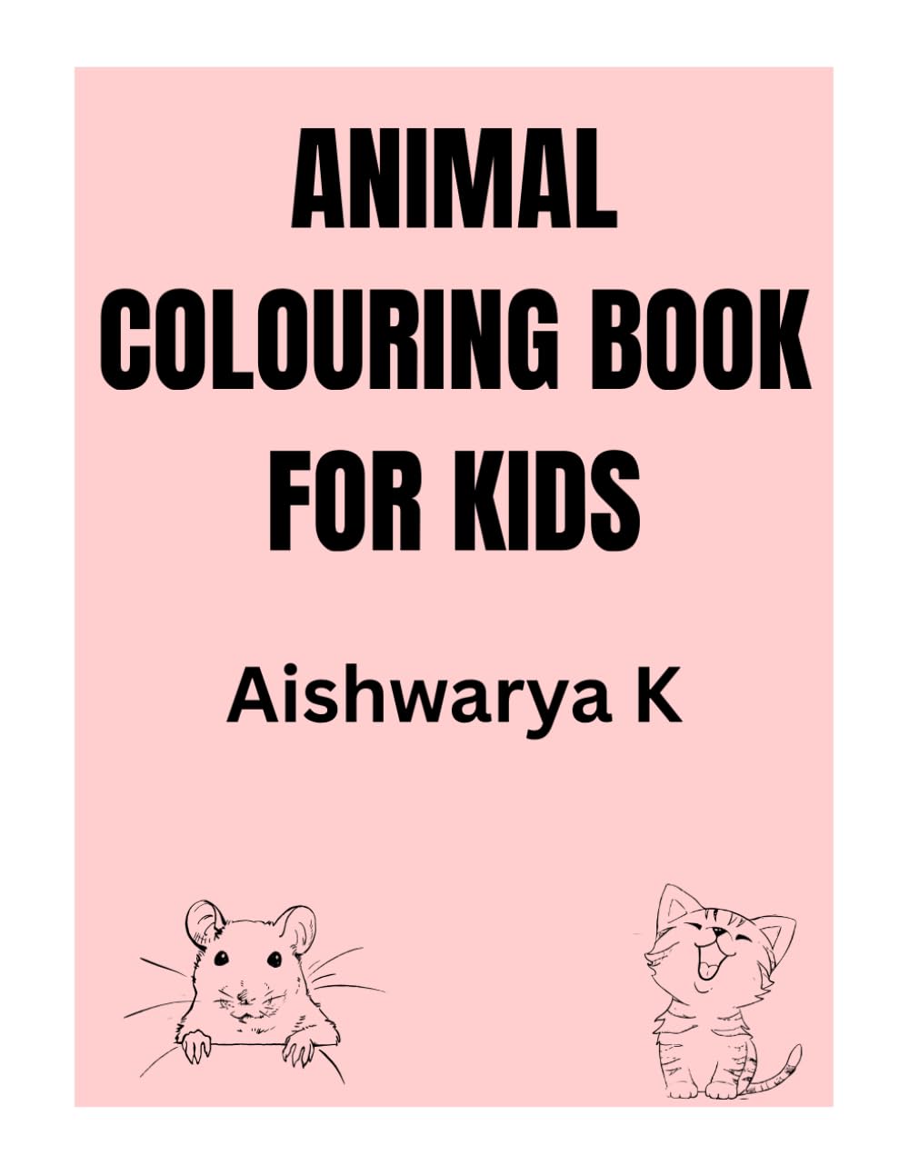 Animal Coloring Book for Kids: Cute and Easy Wildlife Animals Coloring Pages for Toddlers and Children | Fun Safari Activity Book